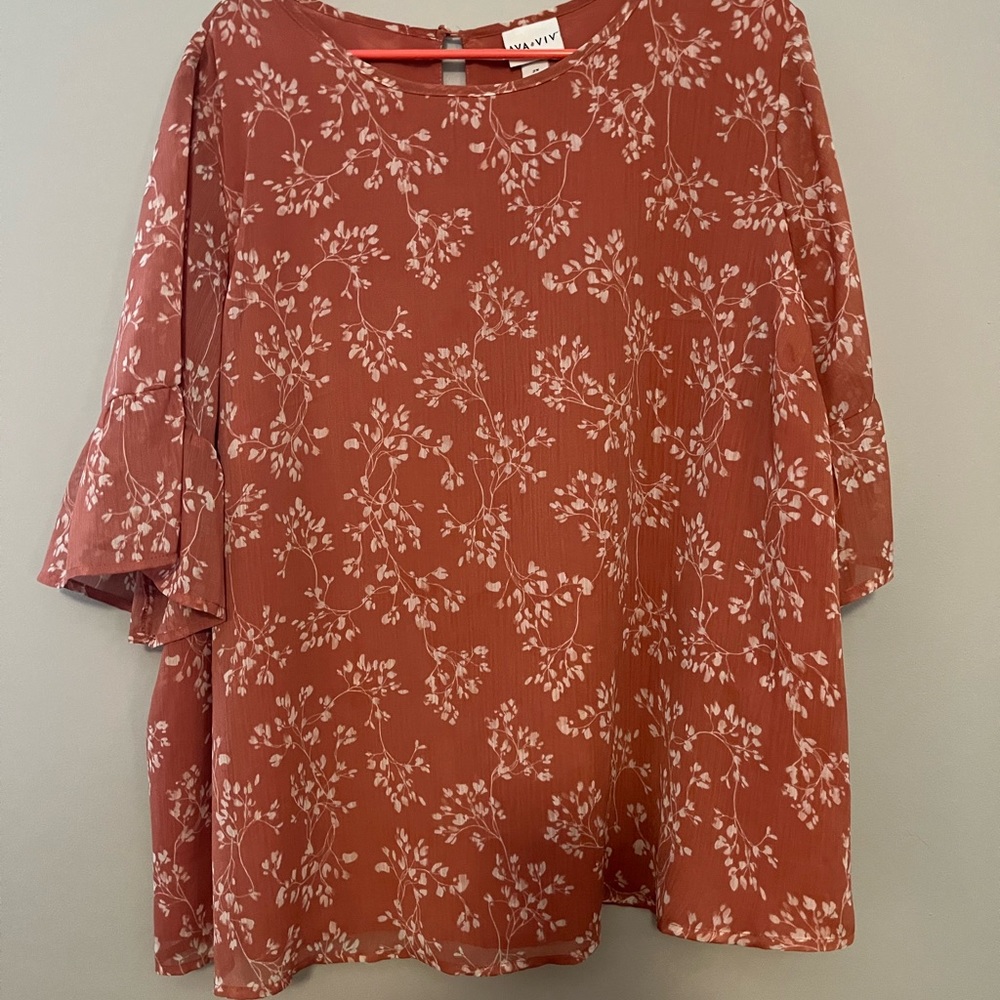 Ava and Viv blouse size 2xl